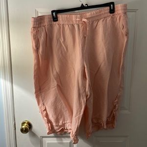 Cropped loose pants